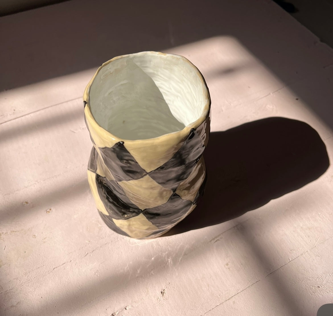 Checker Vase